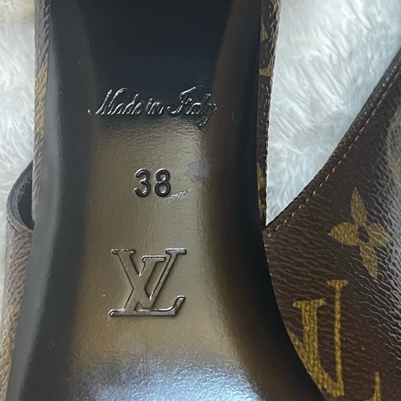 Louis Vuitton Madeleine Sling back Pump. Size 38 - Picture 7 of 10